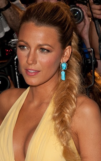 Blake Lively - Fishtail Braid - [Hairstylist: Serge Normant] - 20120627