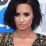 Demi Lovato - Textured Lob - [Hairstylist: Clyde Haygood] - 20160514