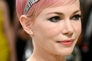 Michelle Williams Test-Drives Pink Hair at The 2024 Met Gala