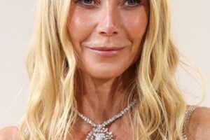 Gwyneth Paltrow’s Swarovski “Masters of Light – From Vienna to Milan” Exhibition Hairstyle